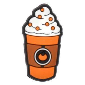 Pumpkin Spice Latte croc charm